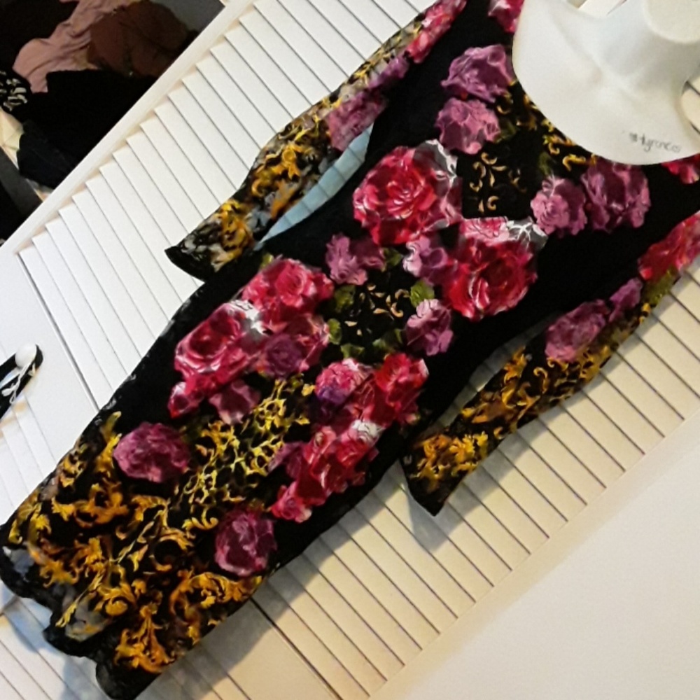 Venus multi floral lace dress